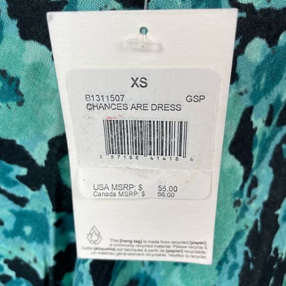NWT Volcom Chances Are Midi Dress Size XS - Picture 5 of 7
